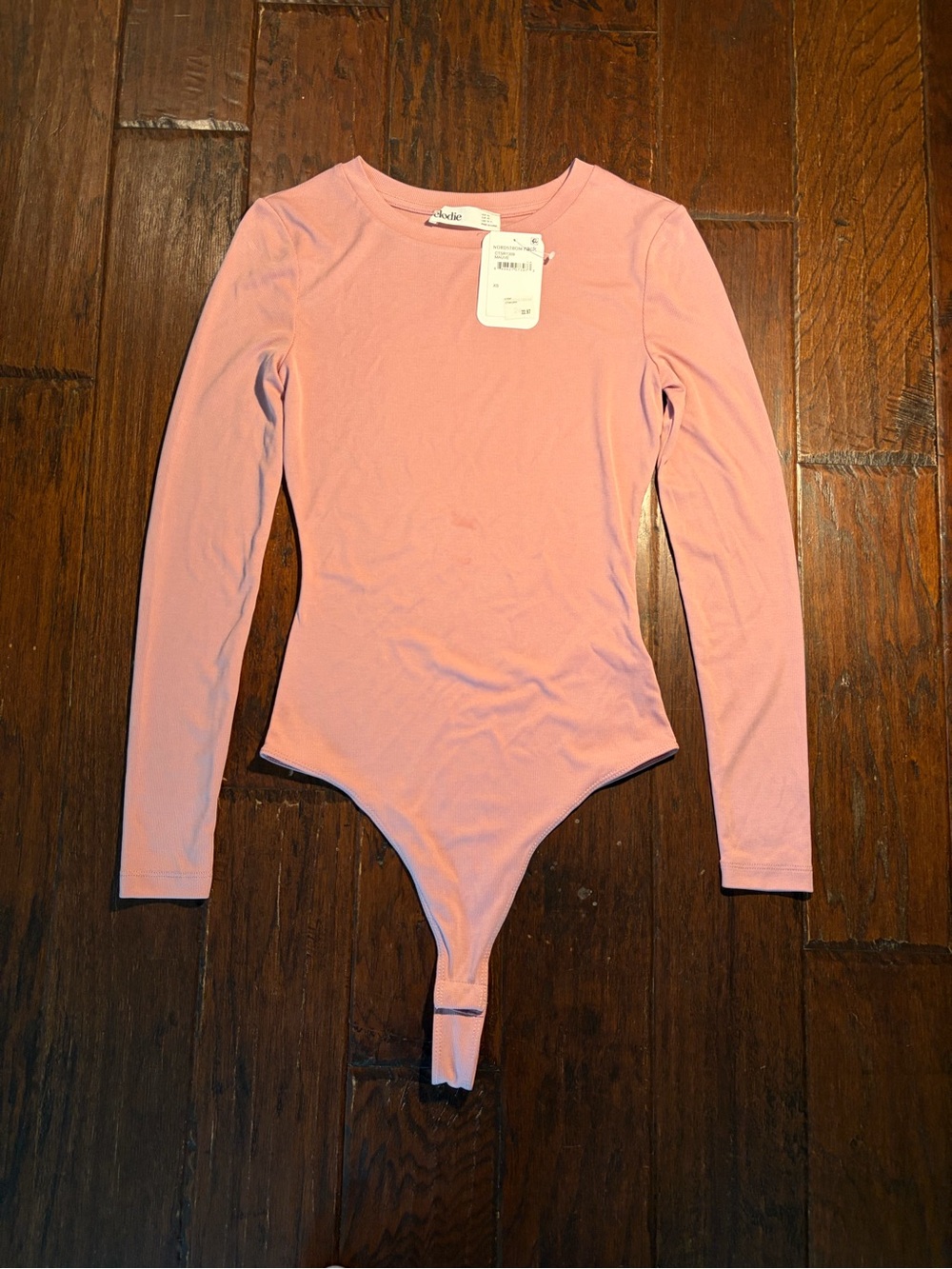Elodie Mauve Long Sleeve Bodysuit